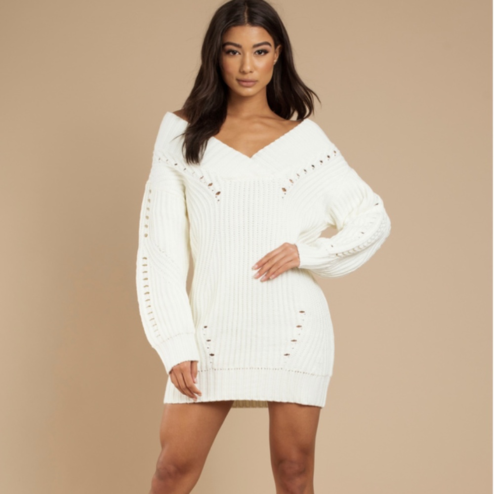 Ivory Sweater Dress
